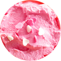 Strawberry with white chocolate chips ice cream
